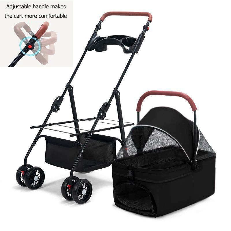 DOG STROLLER BLACK