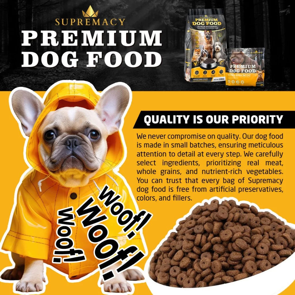 PREMIUM DOG FOOD 10KG CHICKEN&SALMON